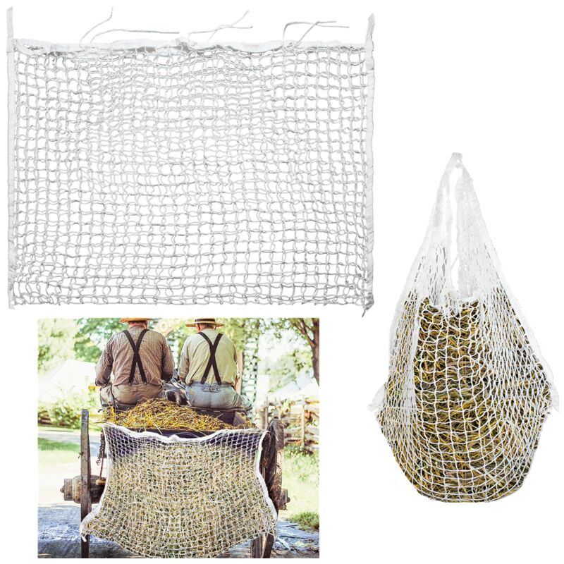 Filet à foin 1 pcs Carré 1.6 x 1 m 100 % pp Mangeoires & abreuvoirs pour bétail 30 x 30 mm - Tolletour