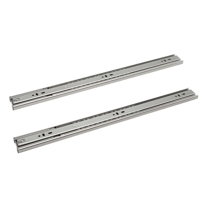 Glissières de tiroirs 45mm coulisse à charge lourde coulisse à billes à sortie totale glissière étroite 500mm 2 pièces - Tolletour