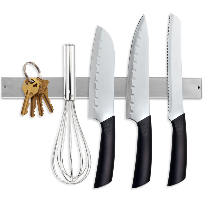 TolleTour Messerhalter Edelstahl Magnetleiste Wandhalterung Messerleiste 40CM 2er