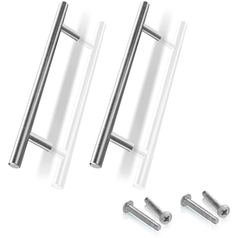 Poignées de meubles Poignées d'armoires Cuisine Poignée d'armoire Salle de bain Poignée de cuisine Bureau 188x128x10MM 20 pièces - Tolletour