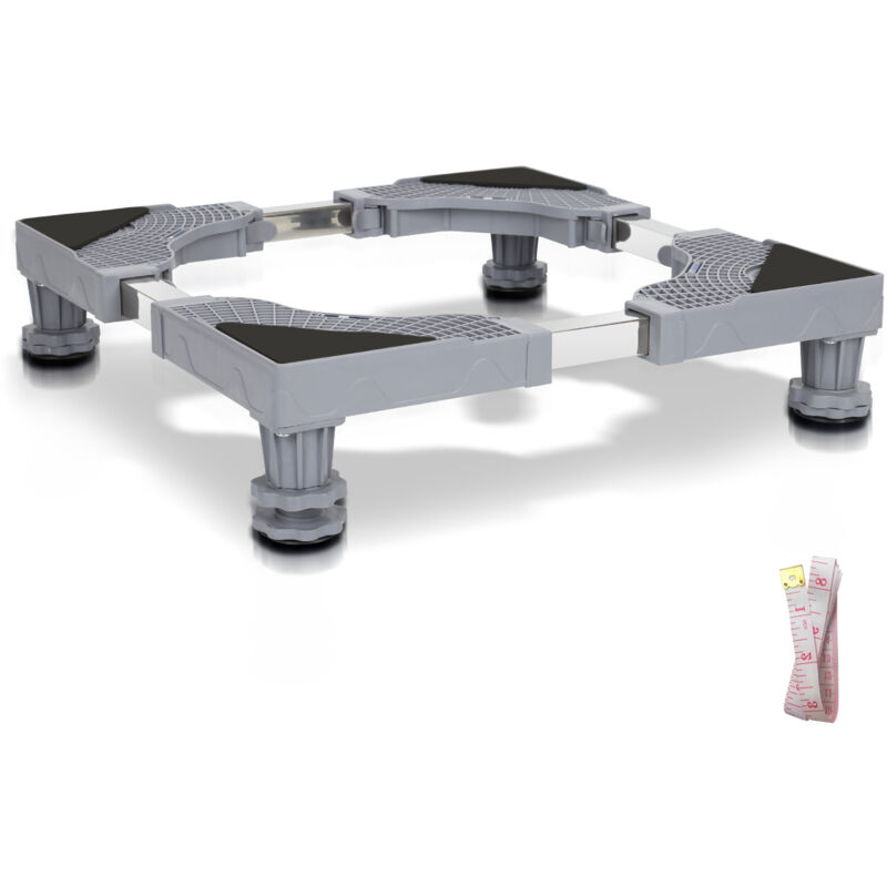 Tolletour - Support machine à laver Piédestal Réglable en hauteur 4 pieds 41-66cm