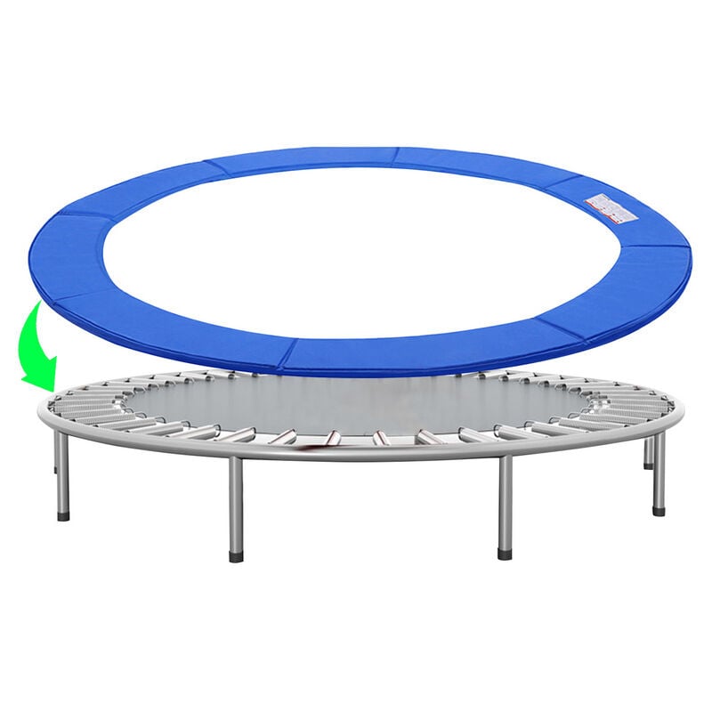 Trampoline bord couvre trampoline ressort housse de protection latérale ø305cm Bleu - Bleu - Tolletour