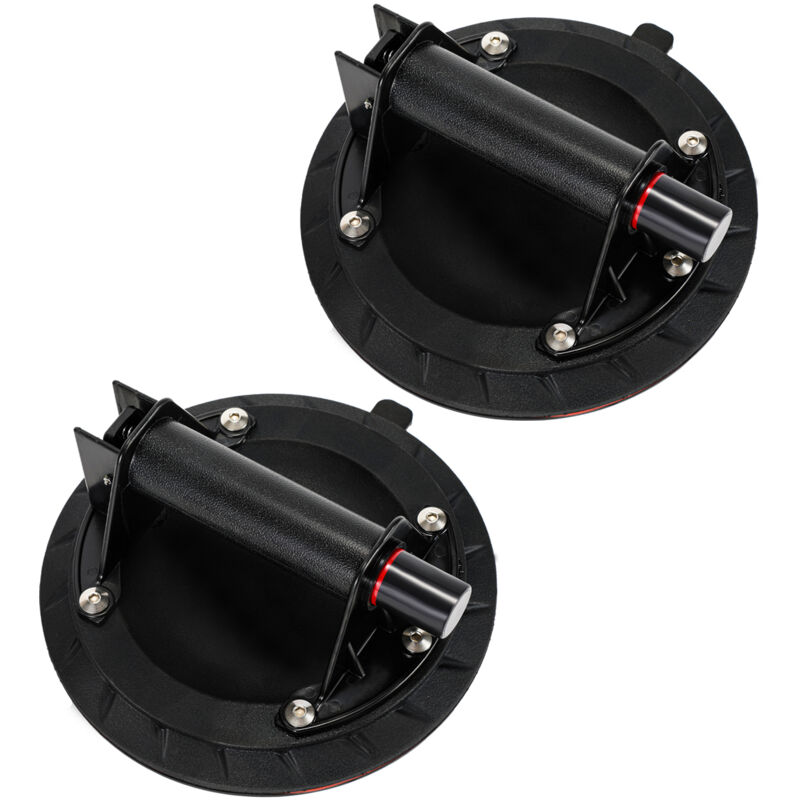 Ventouse verre ventouse max.120kg ventouses manipulation d'une main ventouse verre 2x - Tolletour