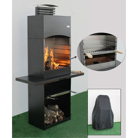 Tolosa BBQ Holz mit Kapuze