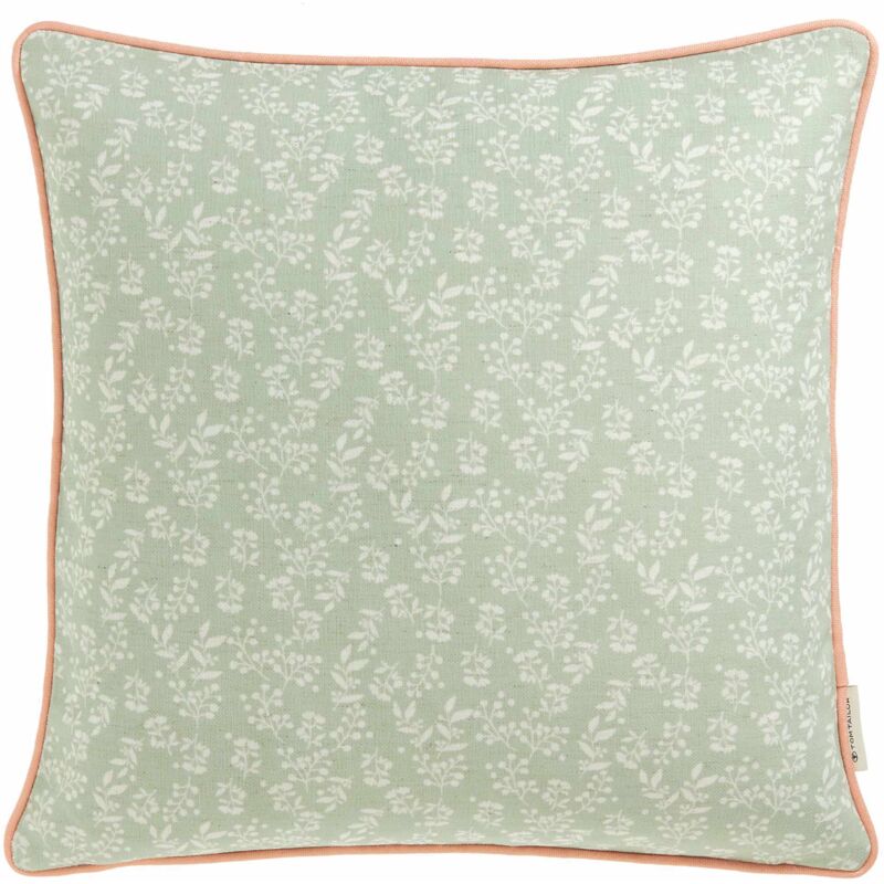 TOM TAILOR Housse de coussin décoratif BLOOM - 1 pièce 45x45 cm, vert