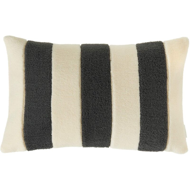 TOM TAILOR Housse de coussin décoratif TEDDY - 1 pièce 60x40 cm, gris