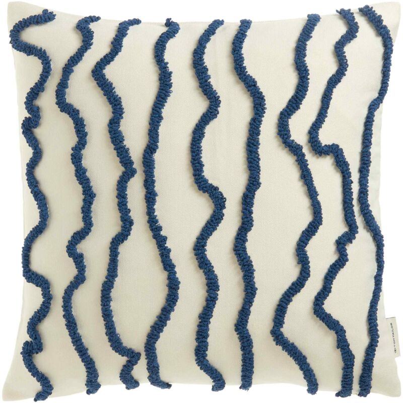 TOM TAILOR HOME Dekokissen "Wavy" bestickt, mit hohem Baumwollanteil