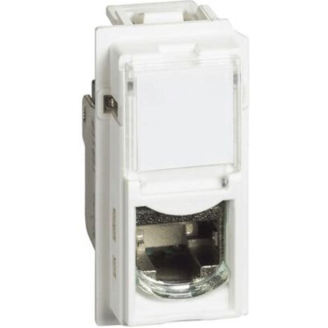 Toma Bticino Living Now RJ45 Toolless UTP CAT.6 Blanco KW4279C6