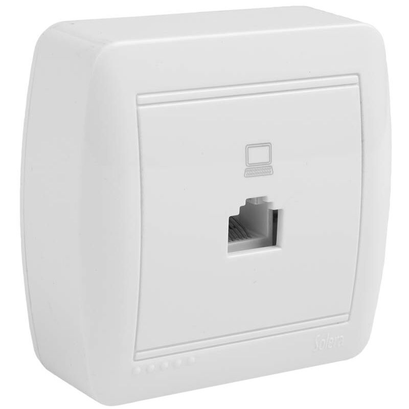 

Toma datos RJ45 blanco serie 'Mural'