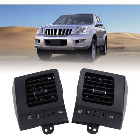 Toma de aire del aire acondicionado para Toyota Prado J120 2002-2009 - Par de rejillas de plástico mejoradas