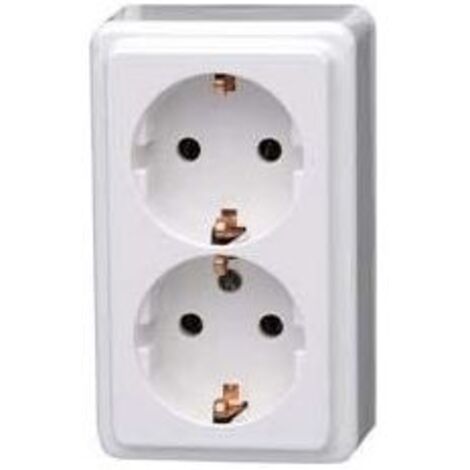 Toma de corriente arktis blanco AP