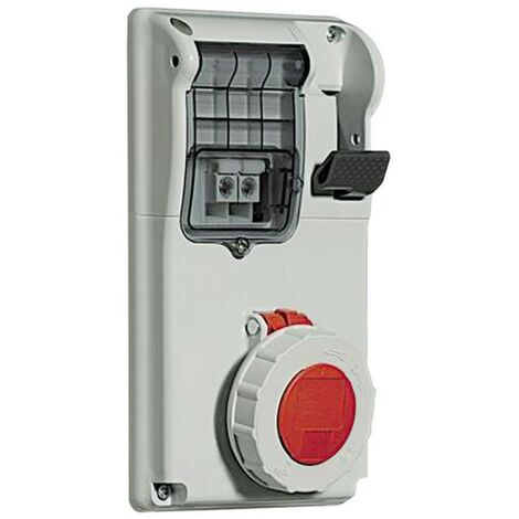 Toma de corriente con enclavamiento Legrand 3P+N+E 3X16A+NT 400V IP55 057318