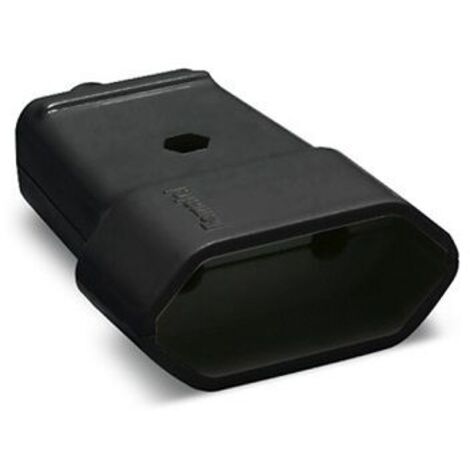 Toma de corriente móvil negro 10A 250V Famatel 2002N