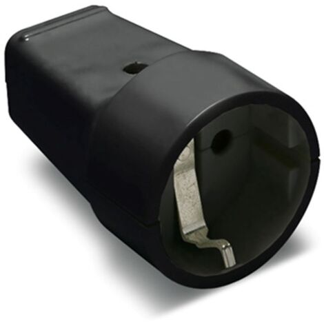 Toma de corriente móvil negro 16A 250V Famatel 2101N