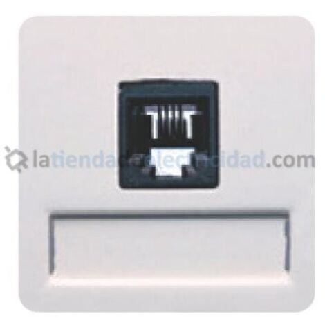 Toma de datos RJ45 ancha BLANCO BJC 17095