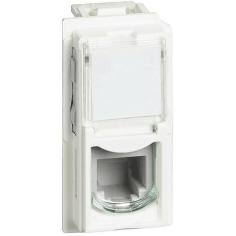 Toma de teléfono Bticino Living Now RJ11 K10 blanco KW4258RJ11