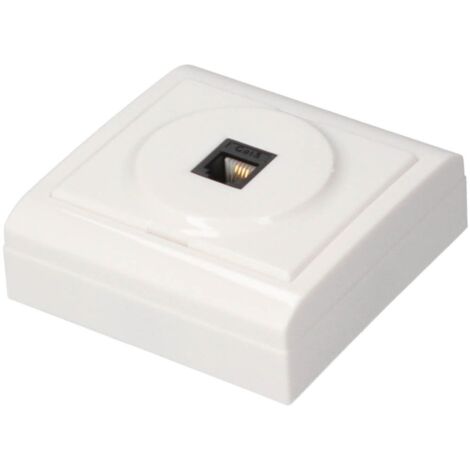 Toma de teléfono RJ11 de superficie serie Focus GSC 0200501