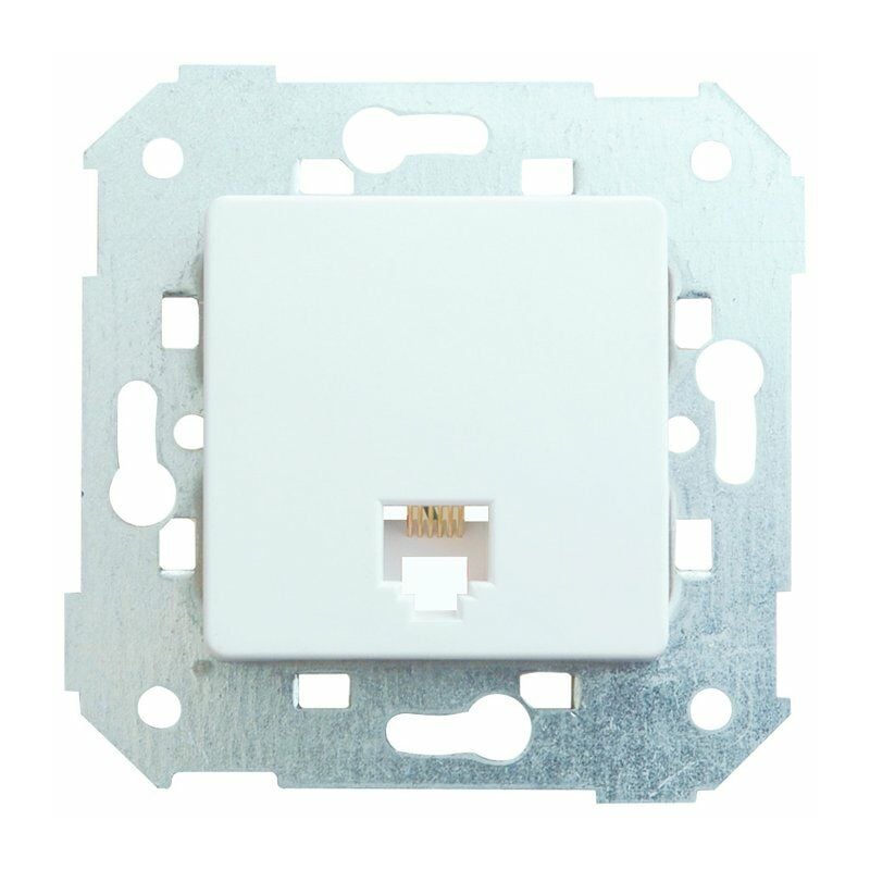 

Toma de teléfono RJ12 S27 blanco - Simon