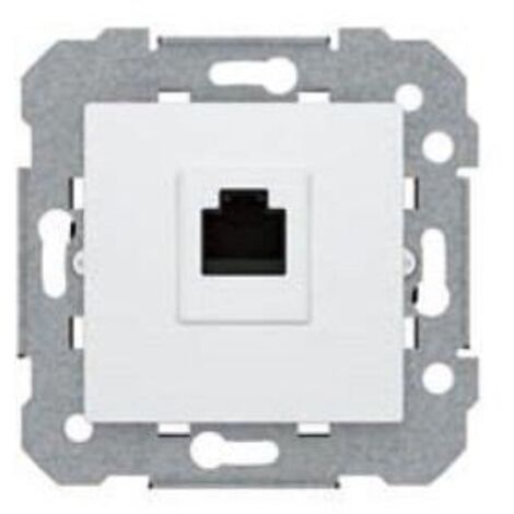 Toma de teléfono RJ45 blanco BJC Viva 23586