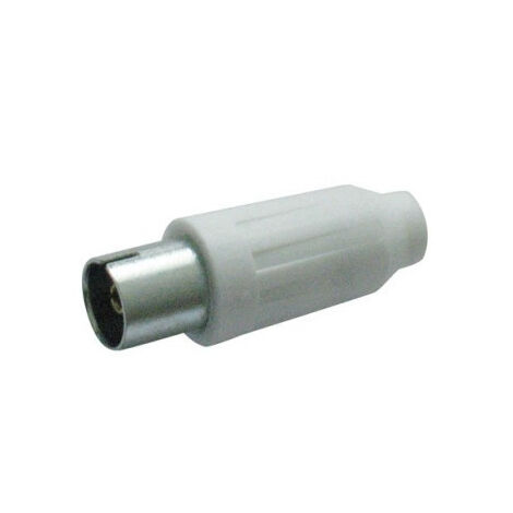 Toma de TELEVISIÓN Coaxial Melchioni 9.5 MM Blanco 491218697
