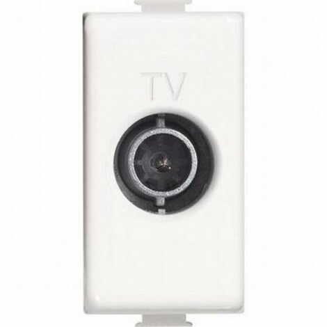 Toma de televisión y se Sentó Bticino Matix a través de-14db-conector macho AM5202P14