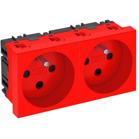 Toma doble 0°, NF, tipo codificado STD-F0K SRO2