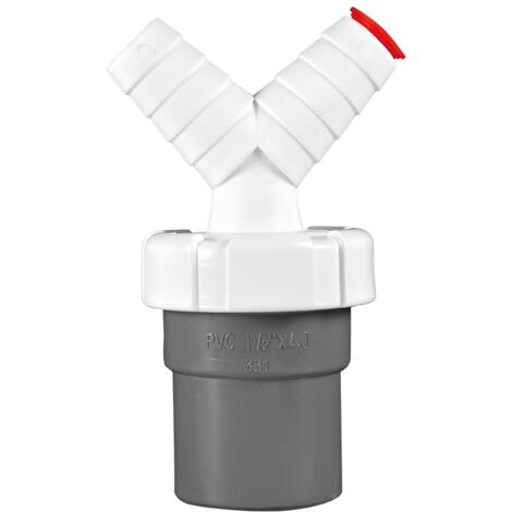 Toma doble electrodomésticos para encolar R-99 1.1/2" x 40 - RIUVERT