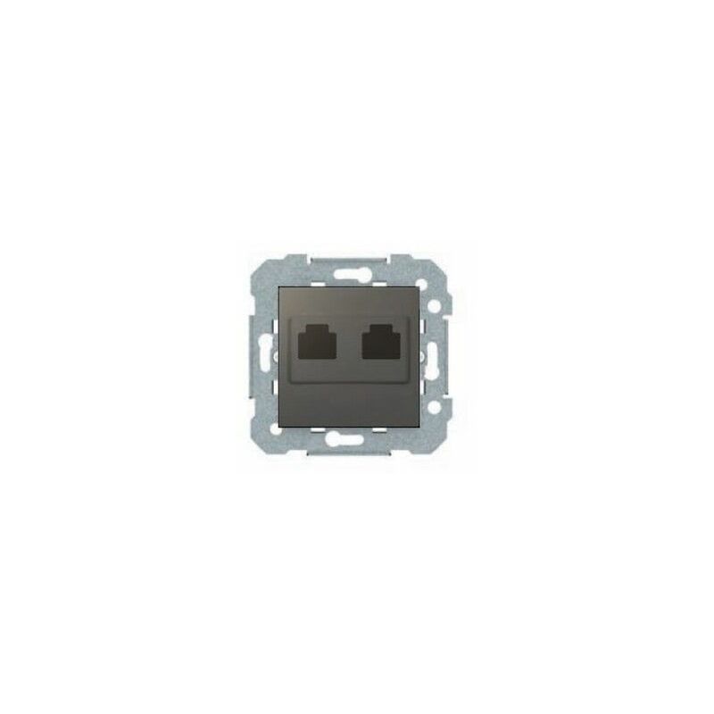 

Toma doble RJ45 cat6 gris lava serie VIVA 23586-2GL - BJC