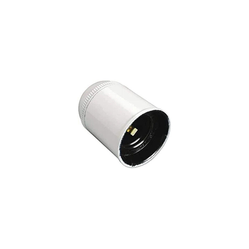 

Electra Line - Enchufe E27, liso, blanco, diámetro 10, 150W, 4A, 250V, antigiro
