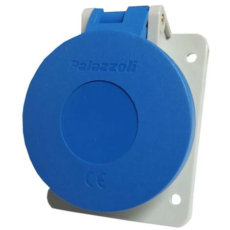 Toma industrial Palazzoli CEE para cuadro eléctrico 2P+E 16A 230V IP44