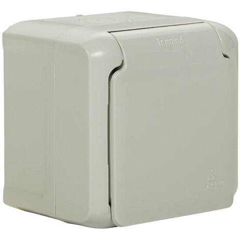 TOMA IP44 2P+T GRIS FORIX