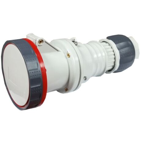 Toma móvil Gewiss 3P+E 63A IP67 rojo 380V GW63052H