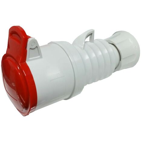 Toma móvil Gewiss 3P+N+E 32A IP44 rojo 380V GW62020H