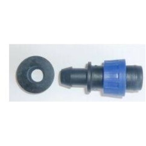 Toma PVC con junta a cinta hasta 0,45 mm con anilla