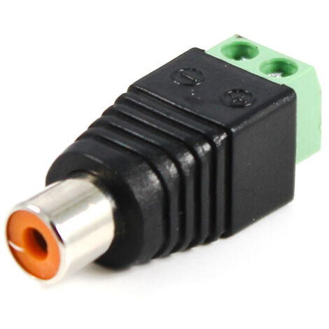 TOMA RCA CON CONECTOR RÁPIDO