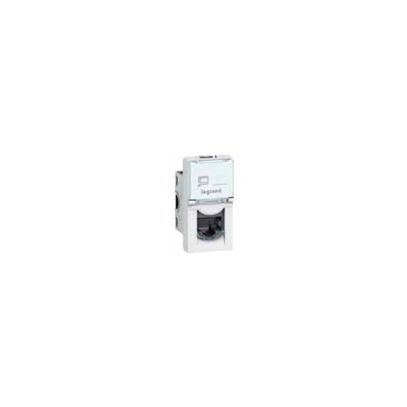 

Legrand - Toma RJ45 cat 6 módulo estrecho Mosaic 76561