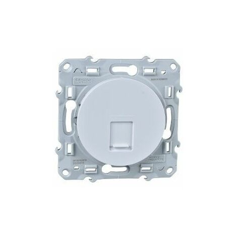 Toma RJ45 Categoria 6 UTP Odace Blanco SCHNEIDER S520475
