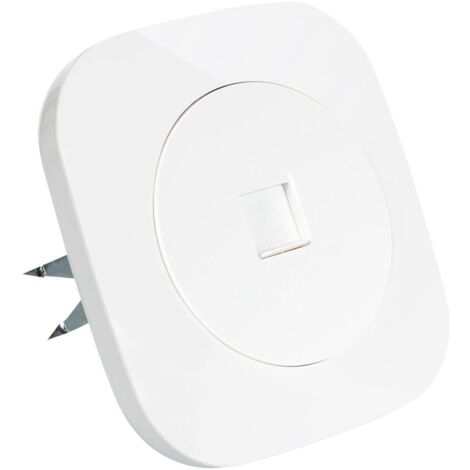 Toma RJ45 Internet Classic Round Blanco - Blanco