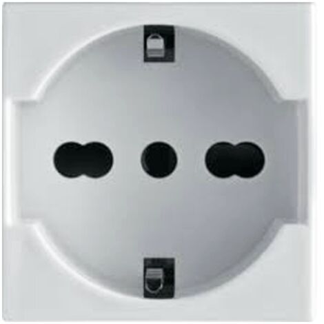 Toma schuko bivalente Bocchiotti 2P+E 10/16A 250V 02810