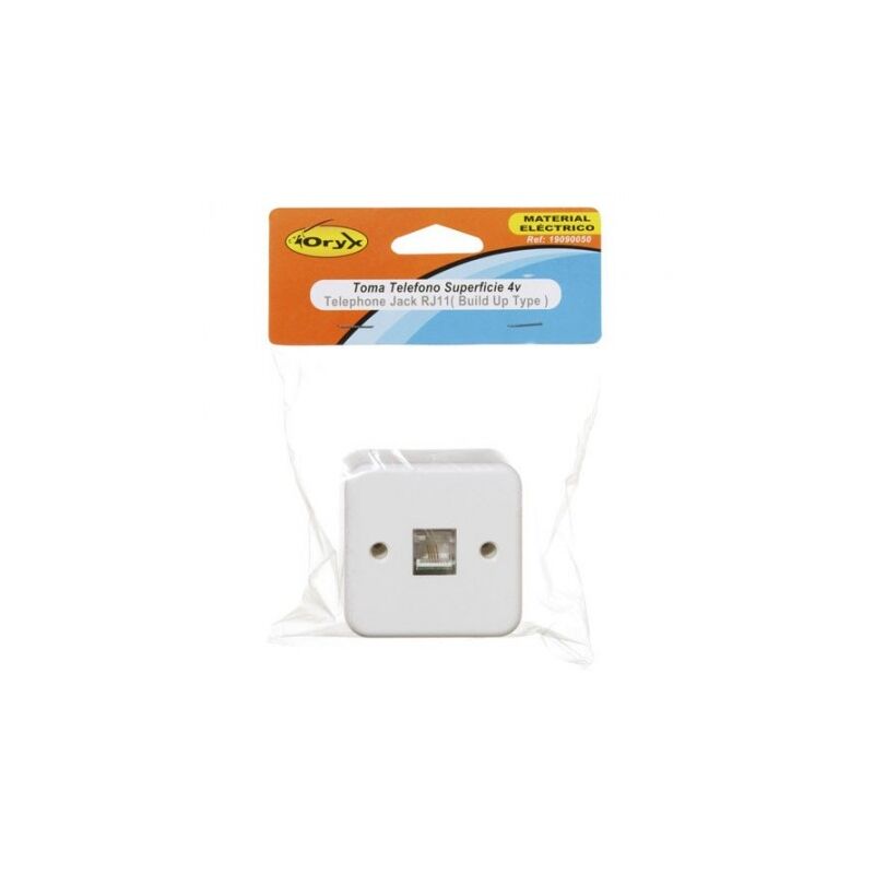 

Toma telefono superficie 4v - Oryx