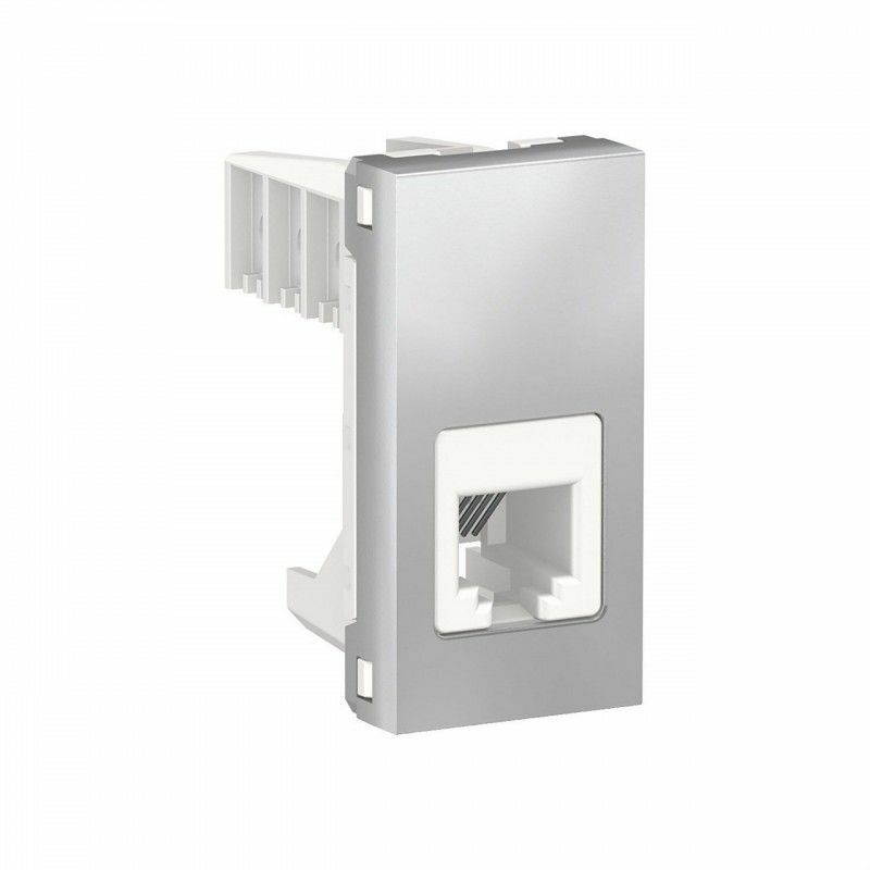 

Toma teléfono RJ12 1 modulo aluminio SCHNEIDER NU349130
