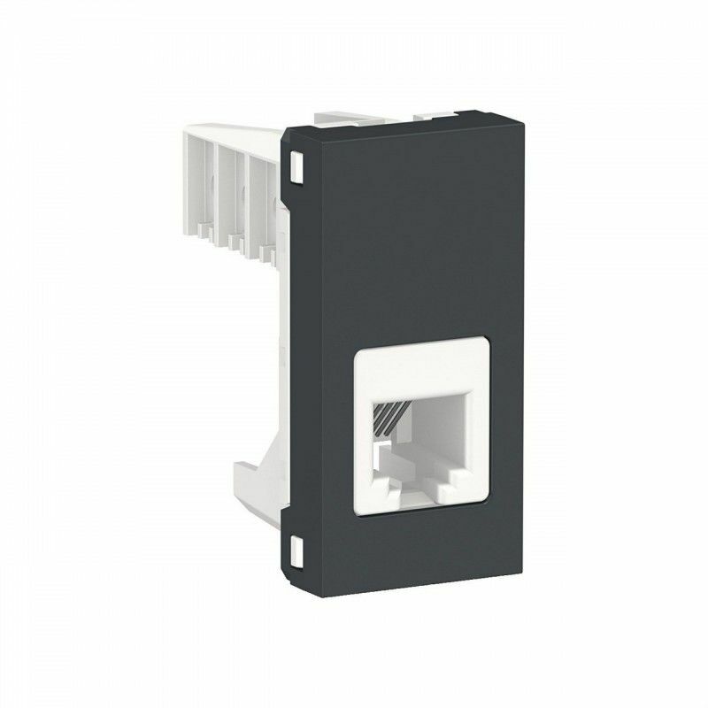 

Toma teléfono RJ12 1 modulo antracita SCHNEIDER NU349154