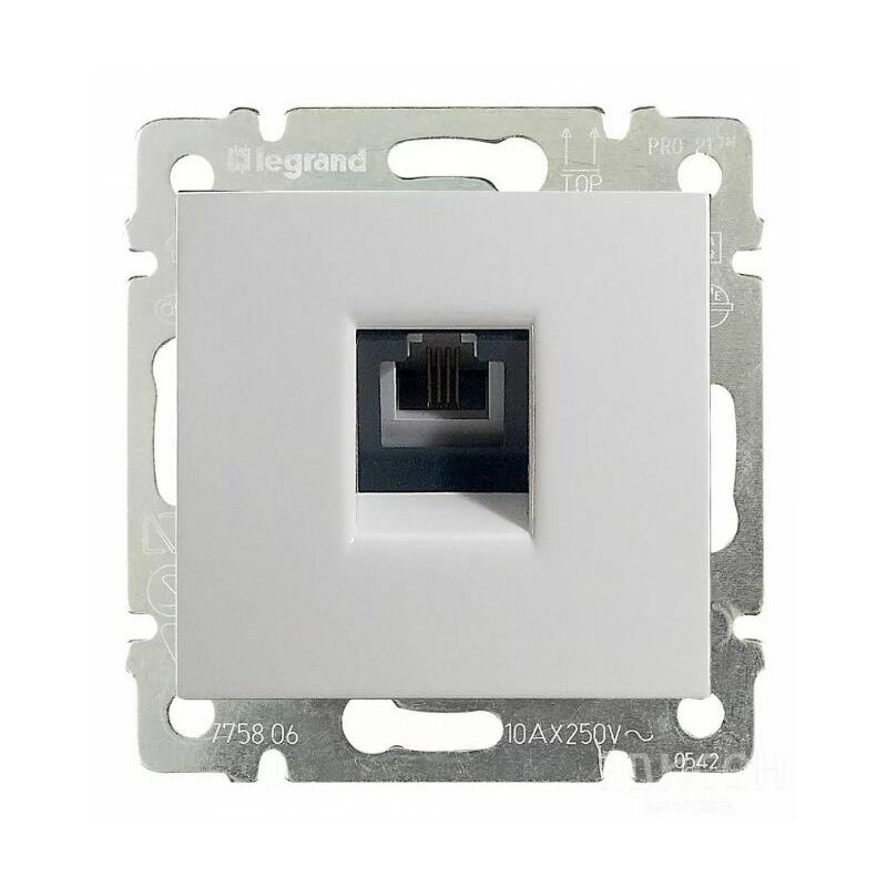 

Toma Telefono RJ12 Legrand Valena L774387 | Marfil 774388