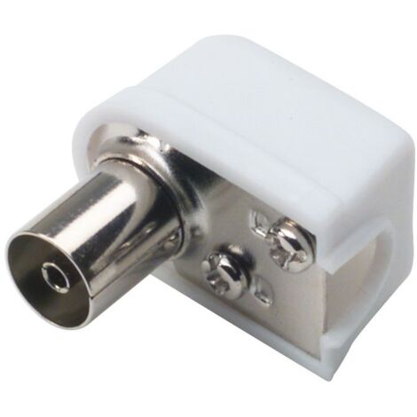 Toma TV Coaxial Master Hembra 9,5 mm Blanco 00593-F