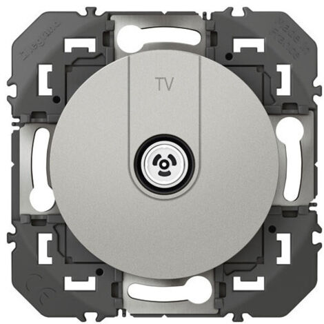 Toma TV Dooxie, LEGRAND, aluminio Legrand