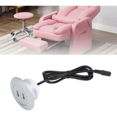 Toma USB doble para sillones reclinables eléctricos, suministros para bricolaje con circuito de protección integrado