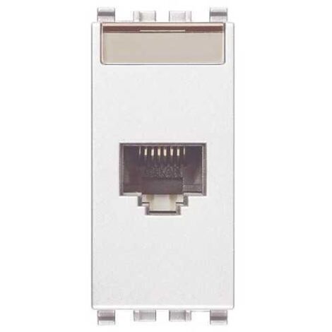 Toma utp rj45 Netsafe Cat5E Blanco VIMAR 20338.8.B