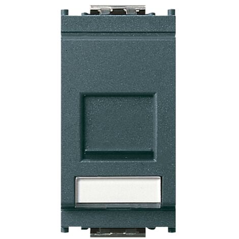 Toma utp rj45 Netsafe Cat5E Gris VIMAR 16358.8