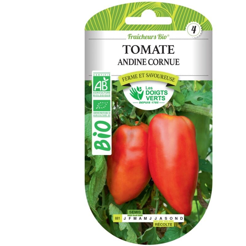 Les Doigts Verts - Graines tomate andine cornue bio