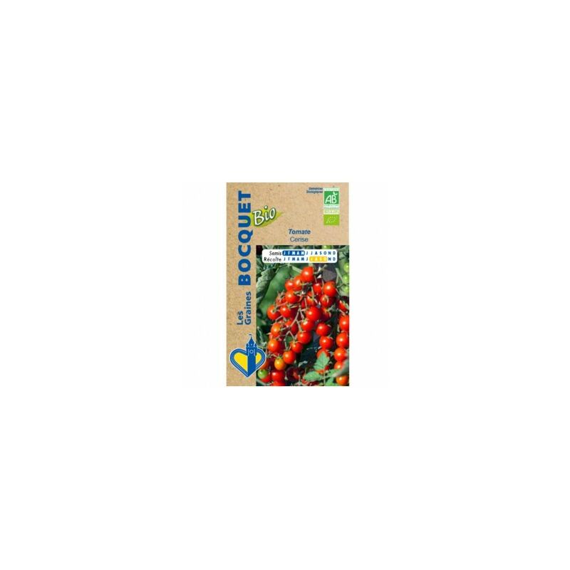 Graines Bocquet - Tomate cerise- Certifiée ecocert FR-BIO-01 - 0,1g